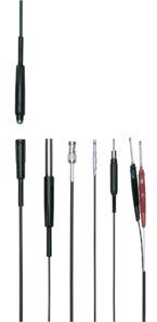Leitungen, Stecker und Buchsen - für pH-, Redox-, Leitfähigkeits- und Temperatursensoren