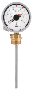 Termometr bimetaliczny z przyłączem kontaktowym - Termometry rozszerzalnościowe