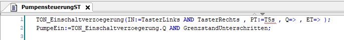 Beispielprogramm in Strukturierter Text