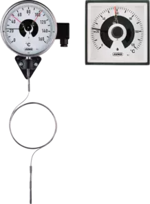 Zeigerkontaktthermometer - zur Temperaturregelung