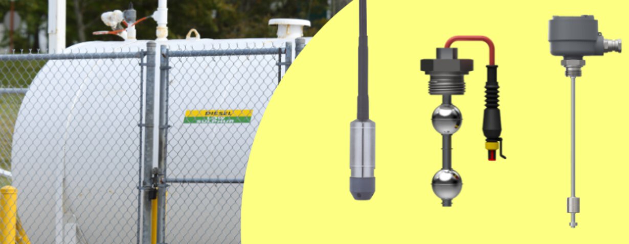 Fuel, diesel and AdBlue level sensors
