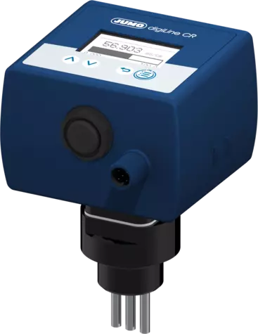 JUMO digiLine CR HT20 - Компактный цифровой преобразователь проводимости  с датчиком электропроводности ПВХ