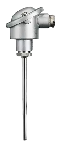 Mineral-insulated RTD temperature probe - With terminal head form B according to DIN EN 60751