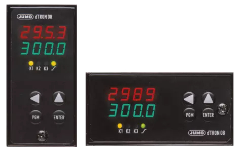 JUMO dTRON 08 - Compact three-point step controller