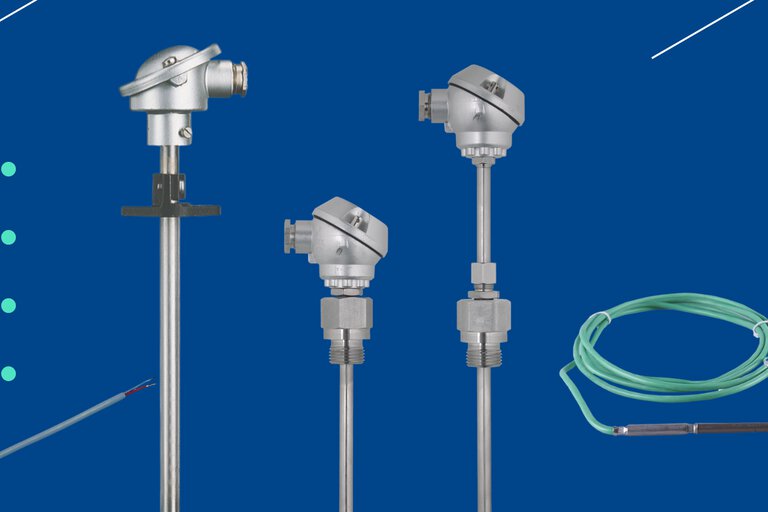 various types of J-type thermocouples