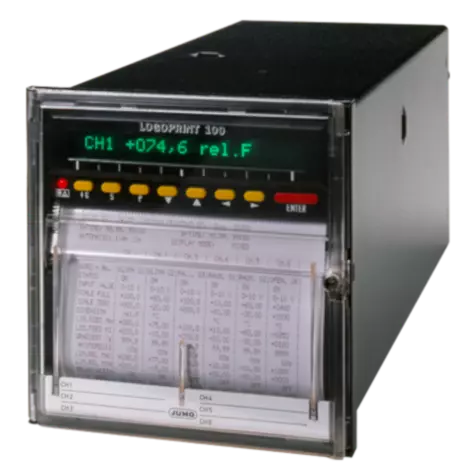 Logoprint 140, LP6v-44/4 - Process recorder with 6 galvanically isolated analog inputs