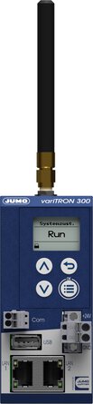 JUMO variTRON 300 – Central unit for automation system with optional wireless interface