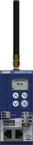 JUMO variTRON 300 - Centralenhet för automationssystem med valfritt trådlöst gränssnitt.