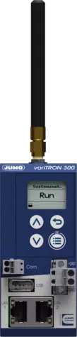 JUMO variTRON 300 - 带可选无线接口的自动化系统中央处理单元