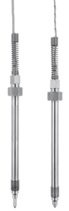 Screw-in melt RTD temperature probe - For application in the plastics industry