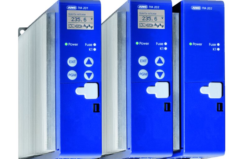 JUMO TYA 201 and TYA 202 thyristor power controllers