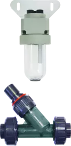 유량 피팅 - pH, Redox(ORP) 및 전도도 센서 용