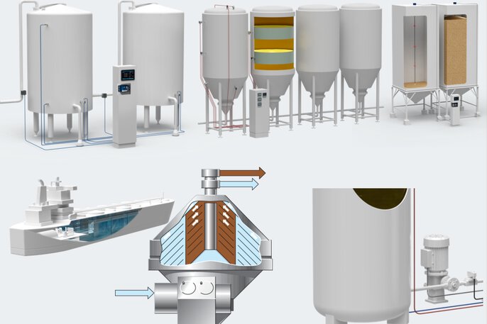application of ZELOS capacitive level sensor