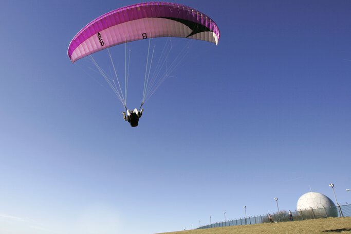 Paragliding auf der Wasserkuppe