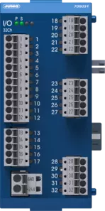 Digital input/output module 32-channel - Module for JUMO variTRON automation system
