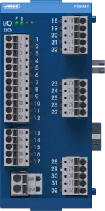 Digitaleingangs- und -ausgangsmodul 32-Kanal - Modul für JUMO variTRON Automatisierungs­system