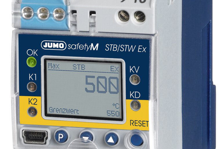 Safety temperature limiters JUMO safetyM STB/STW Ex