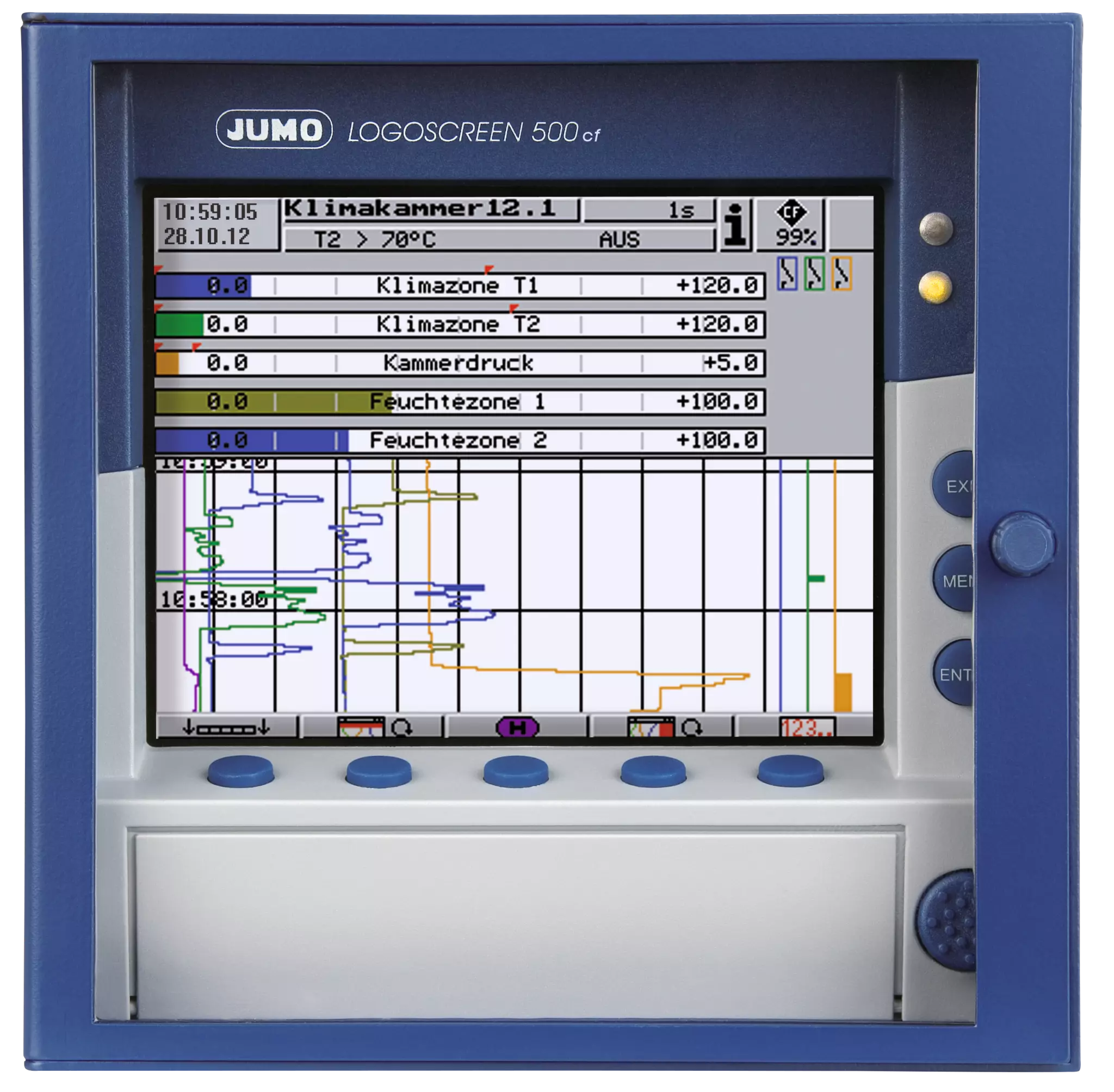 JUMO LOGOSCREEN 500 - Bildschirmschreiber - 706500