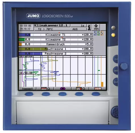 JUMO LOGOSCREEN 500 - Obrazovkový zapisovač