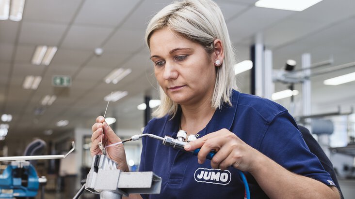 Sensorproductie bij JUMO België