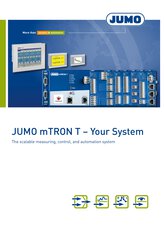 Broschüre JUMO mTRON T Mess-, Regel- und  Automatisierungssystem 