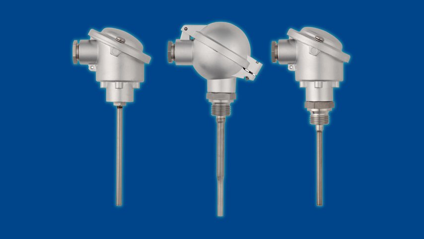 thermocouples with heads