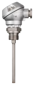 Sonda de temperatura RTD para roscar - Con cabezal tipo J