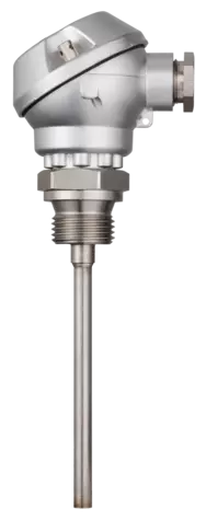 Screw-in RTD temperature probe - With terminal head form J