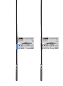 JUMO HEATtemp - Push-in RTD temperature probe for heat meters with connecting cable for thermowells (type PS/PL)