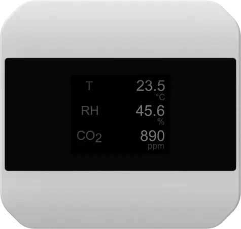 JUMO hydroTRANS S10 - Convertisseur de température et d'humidité exécution d'ambiance avec module CO2 en option