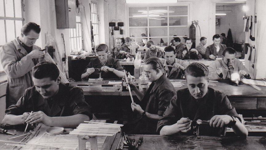 Glass blowers