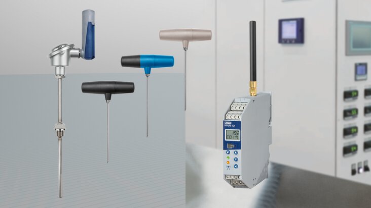 Wireless temperature sensors