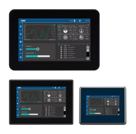 Webpanelen - Module voor automatiserings­systeem JUMO variTRON