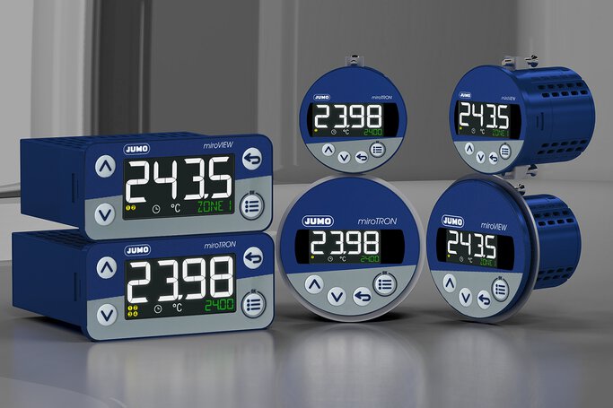 JUMO miroTRON thermostats with PID controller function
