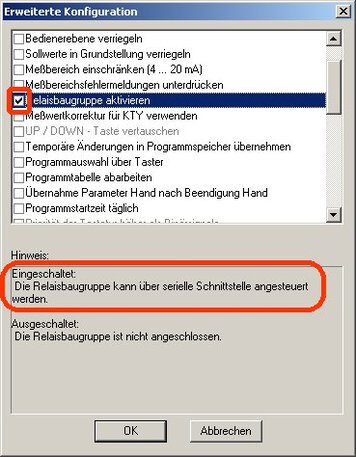 Erweiterte Konfiguration