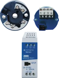 JUMO dTRANS T03 - Convertisseur de mesure en technique 2 ou 3 fils