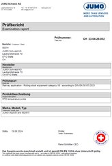 Einschraub-Wiederstandsthermometer 902030 und Temperaturfühler 902815 Bahnzulassung Zertifikat
