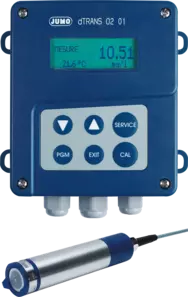 JUMO dTRANS O2 01 - Sender og kontroller for oppløst oksygen