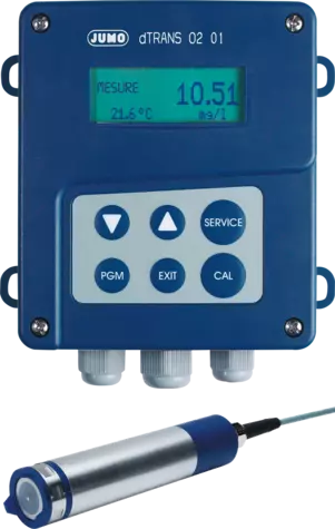 JUMO dTRANS O2 01 - Transmitter and controller for dissolved oxygen