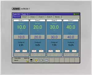 JUMO mTRON T - Automatiseringssysteem - Touchscreen HMI 840