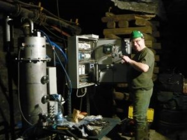 Bio-purification of the air 1,000m underground at the KGHM Polska Miedź S.A. mine.