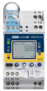 JUMO safetyM STB/STW Ex - Limiteur/contrôleur de température de sécurité suivant DIN EN 14 597, avec homologation ATEX