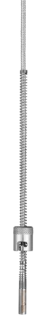 Push-in RTD temperature probe - With bayonet fastener