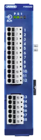 Analoge ingangs­module 4-kanalen - Module voor automatiserings­systemen