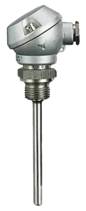 Mantel-thermokoppel - Met aansluitkop type J volgens DIN 43710 en DIN EN 60584