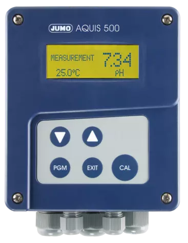 JUMO AQUIS 500 pH - Transmisor y controlador de valor de pH