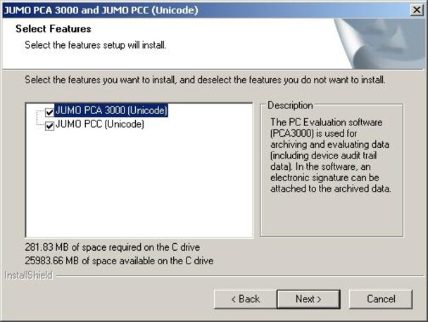 PCA 3000 and PCC.