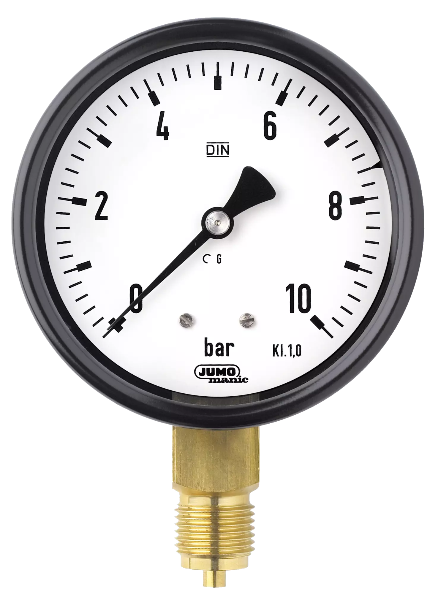 JUMO manic - Manometer im Stahlblechgehäuse - 404010