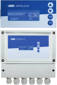 JUMO dTRANS pH 02 - Convertisseur de mesure et régulateur multicanal compacts