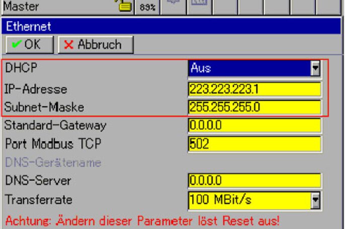 Disable the DHCP function on the recorder.